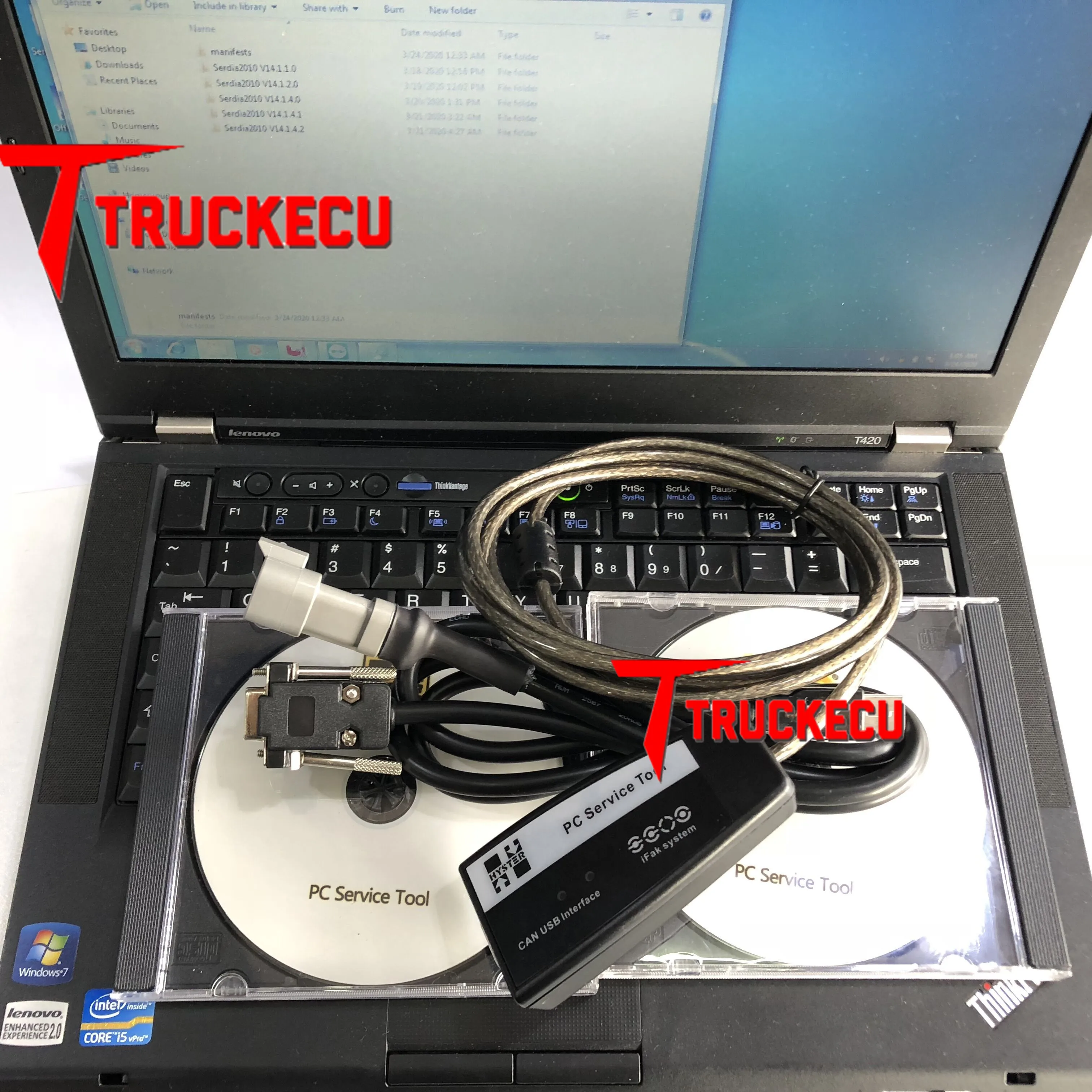 V4.94 Hyster Yale ' i PC Service Tool Ifak SAAB USB-kaabel Hyster Yale veoauto auto diagnostiline vahend, Varuosade ja Service Manual