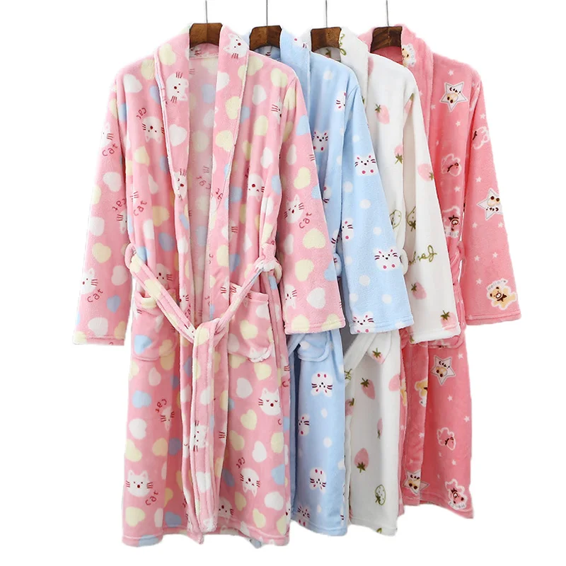Vanema-lapse riided Lapp hommikumantel pidžaama 2020 Laste sleepwear Rüü tüdruk poistele Laste rõivad Ema Tütre riided