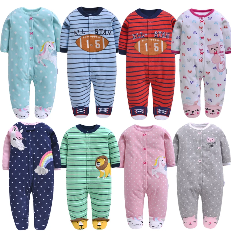 Vastsündinud beebi riided talvel beebi poiste kombekas fliisist kombinesoon imikute beebi riided, poiste talve riided pidžaama teise lapse kostüüm
