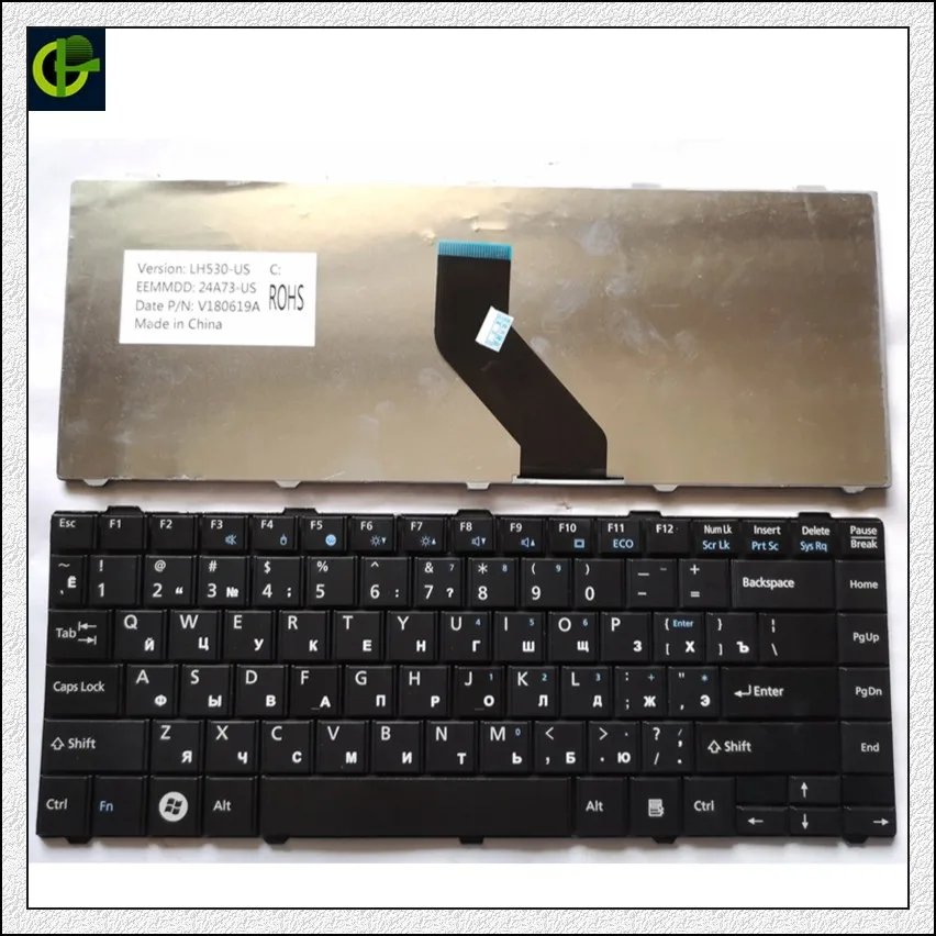 Vene Klaviatuur Fujitsu Lifebook LH520 LH530 LH531 SH531 LH701 MP-09N96CU-930 AEFH1U00010 CP483548-01 MP-09N93SU-930 re