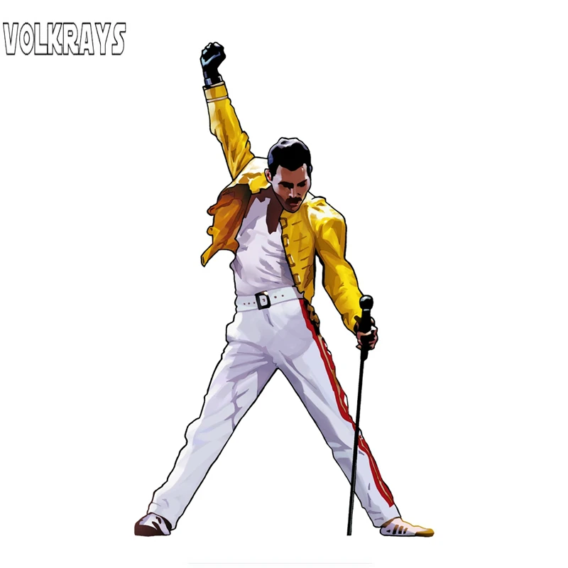 Volkrays Värvitud Auto Kleebis Freddie Mercury Vinüül Decal Auto Akna Seina Kleebis Bohemian Rhapsody Kuninganna,18cm*12cm