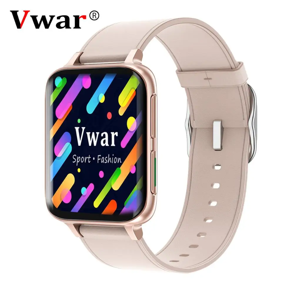 Vwar Muusika Mängija Smart Watch 1.78 tolline HD Ekraan, Bluetooth Kõne Sport Fitness Tracker naised Naised Smartwatch jaoks oppo IOS