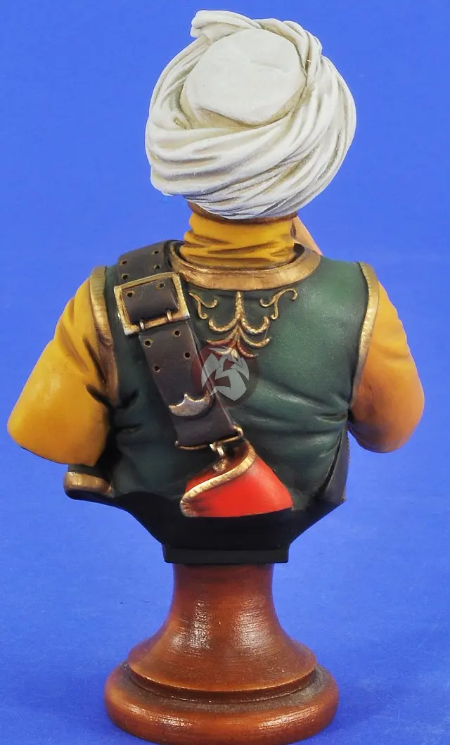 Värvimata Kit 1/10 Mamluk Warrior Püstoli Rind aluse joonis Ajalooline Vaik Joonis kääbus mänguasi