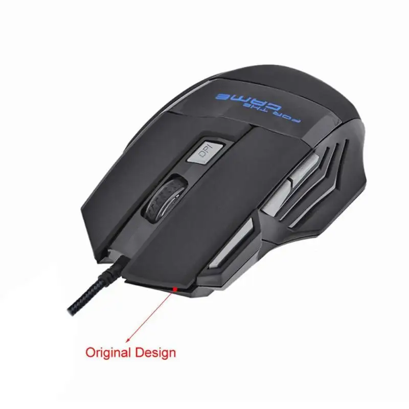 Wired Gaming Mouse 7 Nööpi 5500 DPI, LED Optiline Arvuti Hiir Gamer Hiirte PC-Sülearvuti Sülearvuti USB-Kaabel-Hiire Mäng