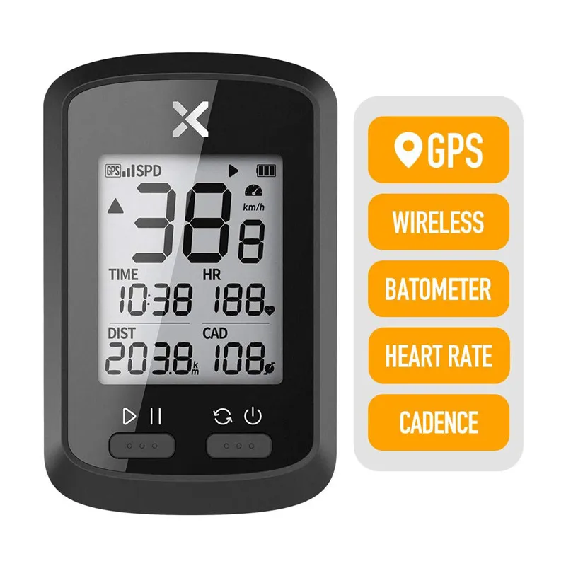XOSS G+ GPS SMART BIKE rattakompuuter Bluetooth-1.8-tolline Digitaalne LCD Ekraan Veekindel IPX7 Jalgratta Arvuti Spidomeeter