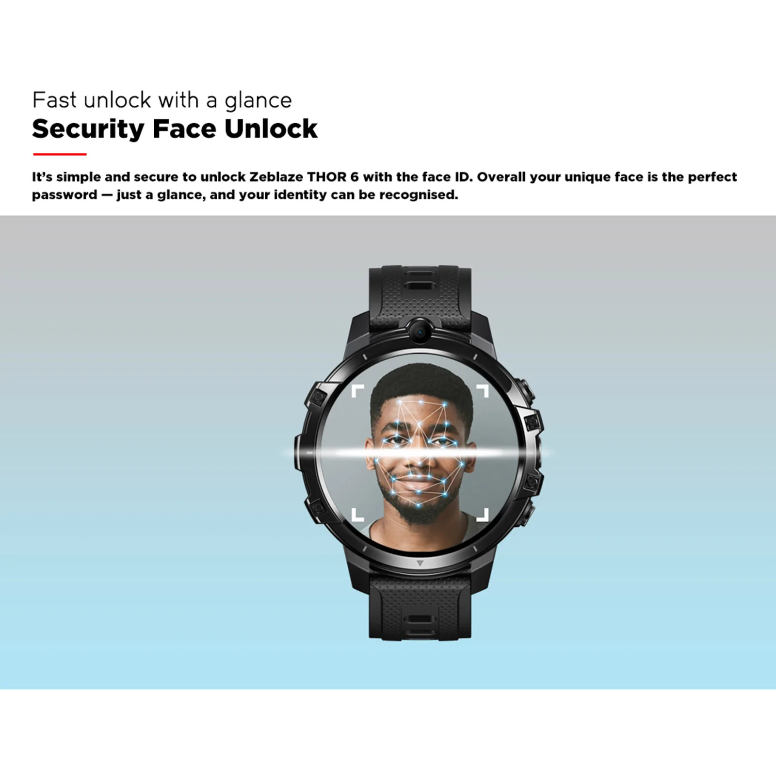 Zeblaze THOR 6 4G Smart Watch 1.6-inchTouch-Ekraani Okta Core Protsessor Fitness Tegevuse Tracker Südame Löögisageduse Monitor Pedometer